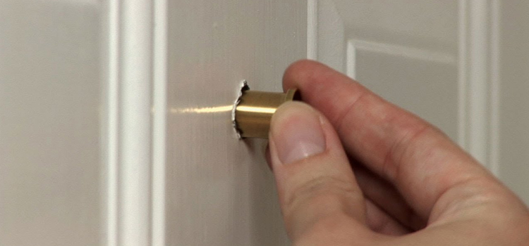 peephole door repair in North Highlands