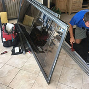 sliding glass door frame repair North Highlands